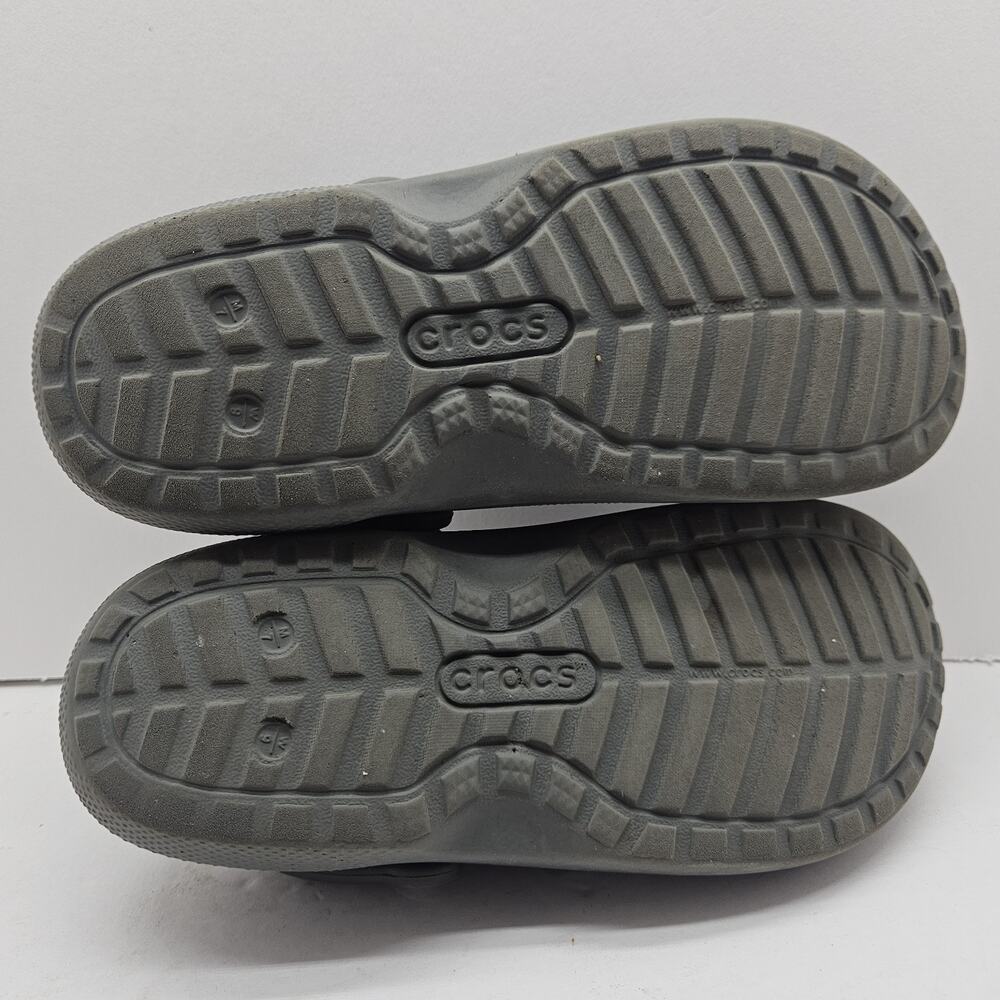 Crocs Classic Clogs Faux Fur Lined 203591 Mens Sz 7 Women's Sz 9 Dual Comfort - Picture 7 of 8